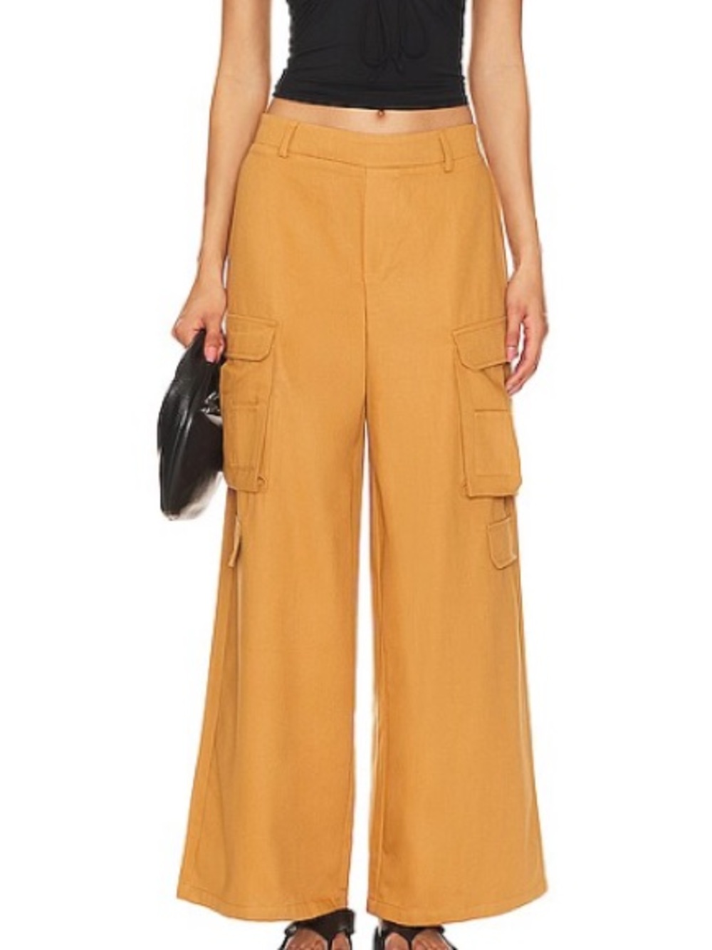 Superdown piper cargo pant khaki brown women’s small